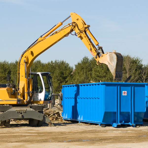 can i rent a residential dumpster for a construction project in Liberty WI